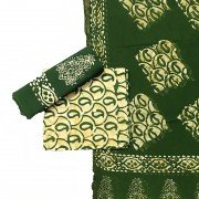 Myrtle, Hand Block Indonesian Style Batik All Over Print Cotton Suit