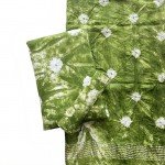 Dirty Green, Tie Dye Bandej Suit With Cotton Stole Dupatta