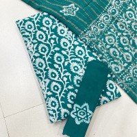 teal-green-hand-block-wax-batik-rayon-suit-with-chiffon-dupatta