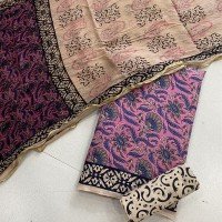 old-pink-hand-printed-kalamkari-cotton-suit-with-chiffon-zari-dupatta
