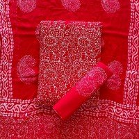 Cadmium Red, Indonesian Style Batik All Over Print Suit