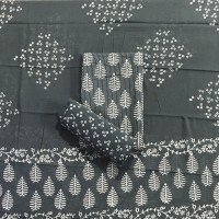 davy-grey-color-discharge-print-hand-block-cotton-suit