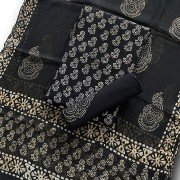 Black Russian Color, Indonesian Style Batik Print Suit