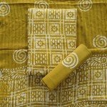 yellowish-brown-hand-block-batik-print-suit