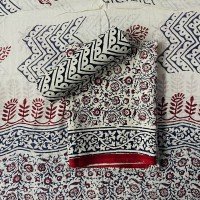 claret-color-hand-block-indigo-print-kalamkari-cotton-suit