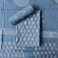 grey-blue-color-discharge-print-cotton-suit-with-qureshia-work-dupatta