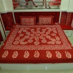 falu-red-color-hand-block-batik-queen-size-bedsheet